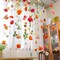 6 Pcs 35.4 ft Flower Garlands Hanging Spring Wildflower Garlands Floral Vines Artificial Fake Flower Vines Faux Silk Wildflower Decor for Home Garden Spring Summer Wedding Party Arch Wall